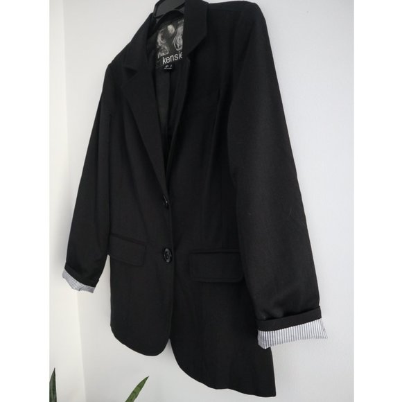 Kensie Pin Stripe Blazer - Picture 4 of 15